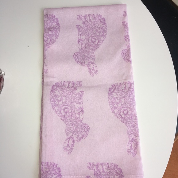 Anthropologie - Bespoke Letterpress Copper Bunny Dish Towel - Picture 5 of 7